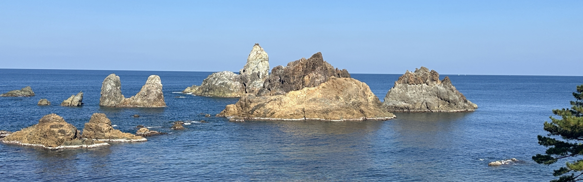 新温泉町の穴見海岸