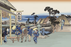 歌川広重「東海道五十三次 神奈川(台之景)」